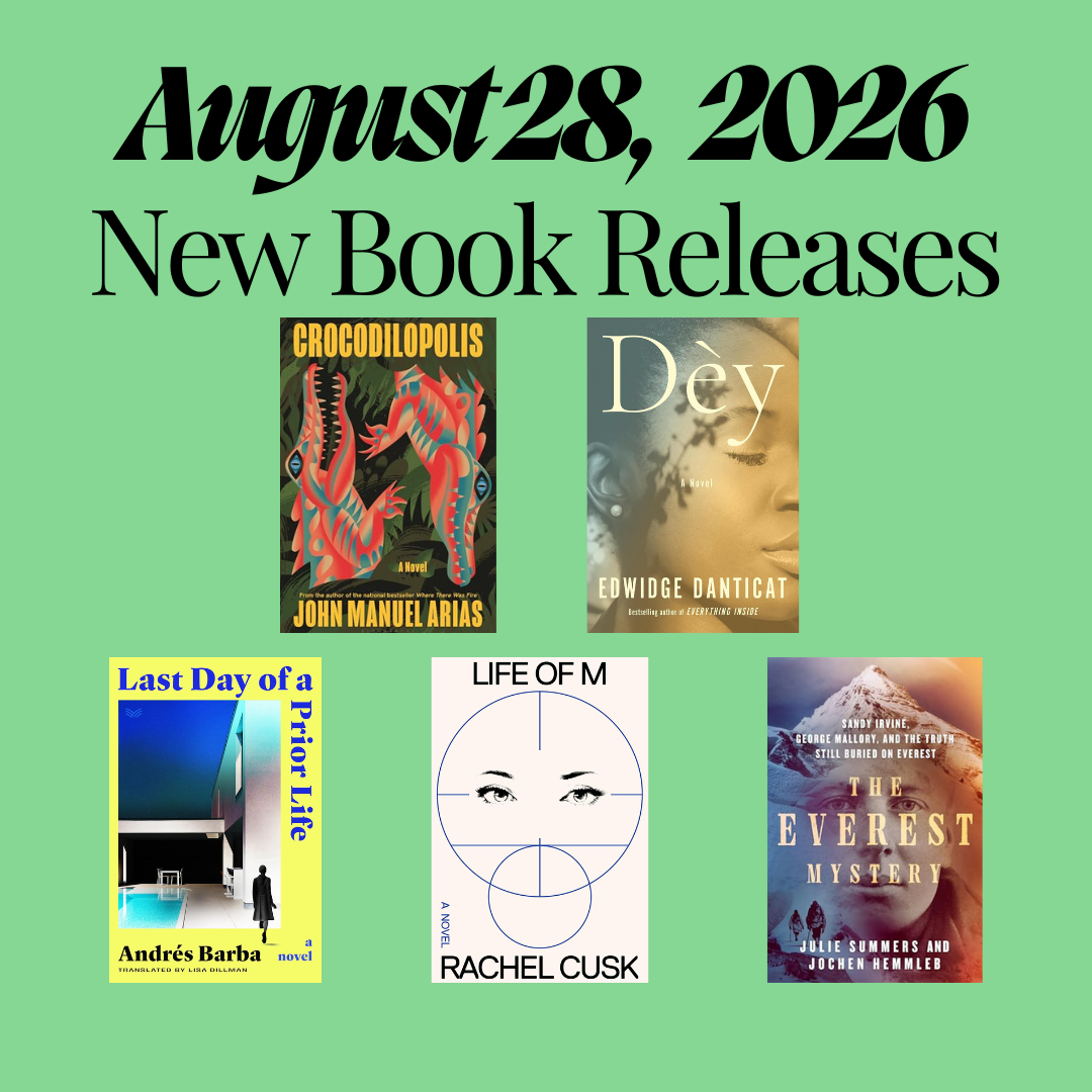 New Book Releases: August 25, 2026